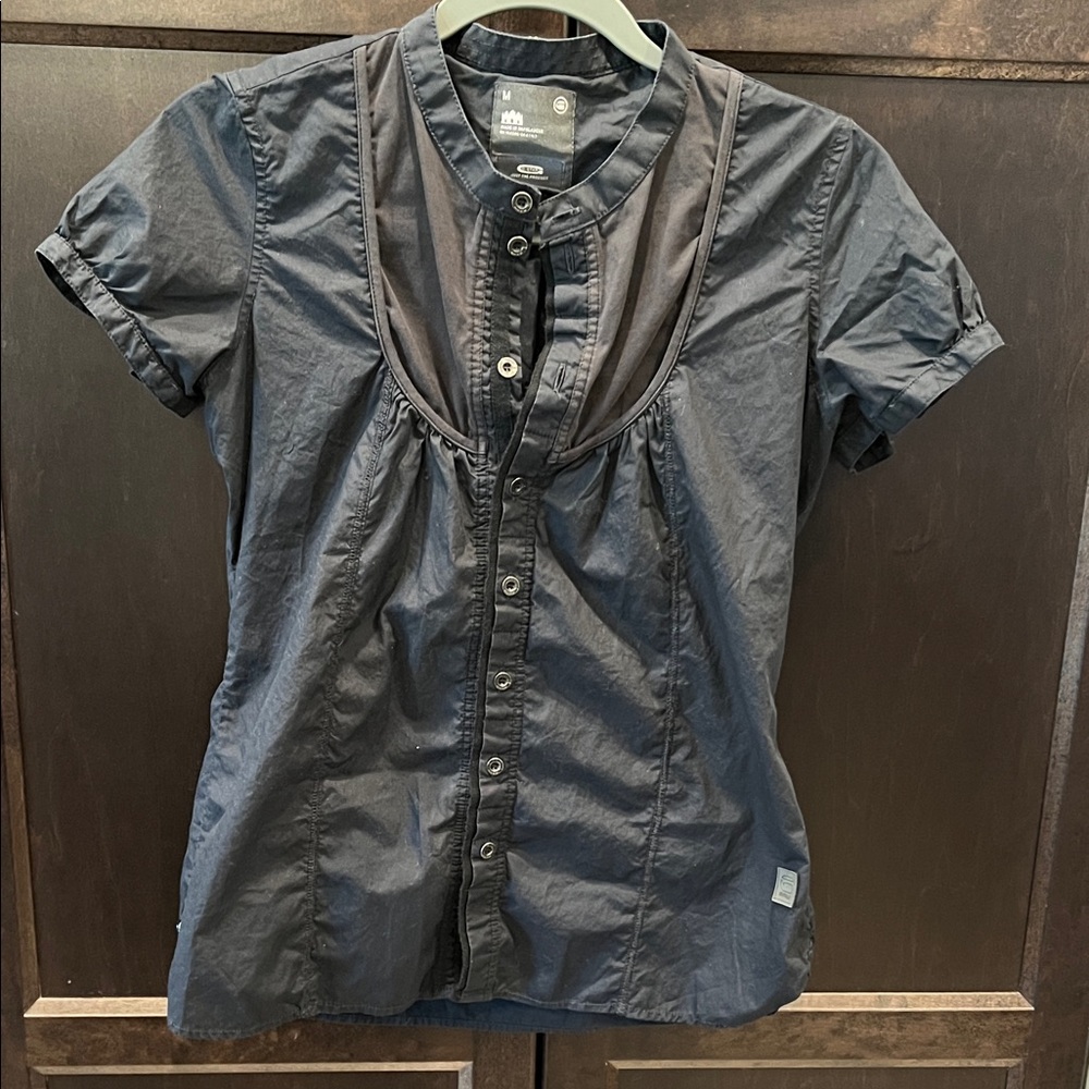 G-Star Charcoal Button-Up Shirt EUC.